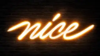 Photoshop Tutorials - Light Painting Text Effect || Glowing Text Effect in Photoshop