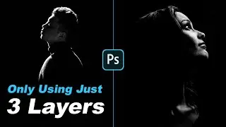 Make Black and White Portrait in Photoshop