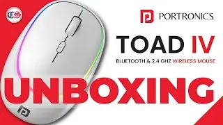 Portronics Toad IV Bluetooth Wireless RGB Mouse | Unboxing | Mouse Under ₹500 #portronics #rgb #2024