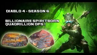 Diablo 4 - Season 6 - Billionaire Spiritborn DUO PIT 105 DUO Clear..
