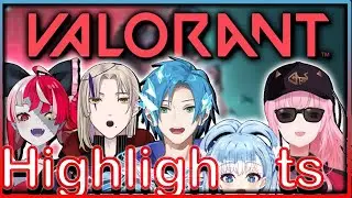 Hololive & HoloStars Valorant Collab Highlights