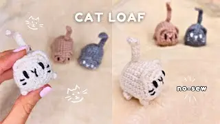Crochet Cat Tutorial For Beginners🐱Amigurumi Cat Loaf Tutorial