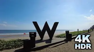 W Hotel Bali Beach Club Seminyak  |  Full Tour  |  Swimming Pool Wet Bar Area