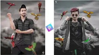 PicsArt Creative Birds Photo Editing || Amazing Manipulation Editing ' Ghaus Editz