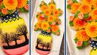 How To Decorate Mason Jar Cookies for Fall | Royal Icing Cookie Decorating