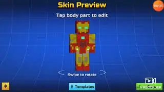 How to make Iron Man ENDGAME ON PIXEL GUN 3D