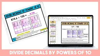 Divide Decimals by Powers of 10 Tutorial Video