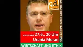 Martin M. Lintner bei quer.denken. | Wirtschaft und Ethik - Zwei verschiedene Paar Schuhe