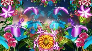 Fantasy Garden Background VJ Loop Video | No Copyright Background Video | No Copyright Stock Video