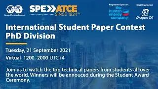 ATCE 2021: International Student Paper Contest - PHD DIVISION