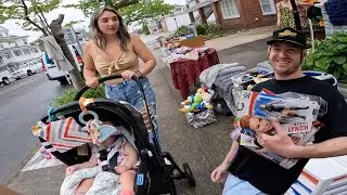 We Went To City Wide Yard Sale In Our Town!