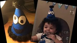DIY Cookie 🍪Monster Birthday Hat