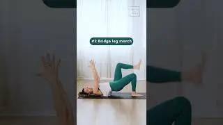 3 Easy On the Knees Pilates Moves #shorts