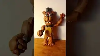 Фредди Фазбер из пластилина из фнаф 1 fnaf 1 . Анимация добро пожаловать в фазберс пицца 🍕
