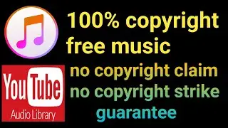 no copyright music on youtube audio library