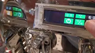 Vesuvius EVO Leva  Single group dual boiler spring lever alpha1 test bed with close up of manometer