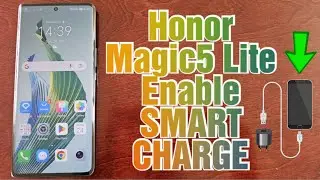 Honor Magic 5 Lite Enable SMART-CHARGE Feature Reduces Battery Wear Level & Prolongs Battery Life