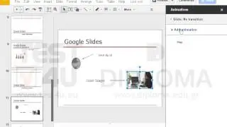 Navigate to the Google Slides slide. Then, apply the fade in effect to the Secretariat image so...