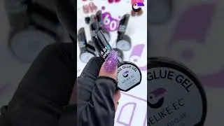 Use our 6 in 1 gel nail glue to apply nail tips and used as gel polish💜💅#gelxnails #nailart #nails