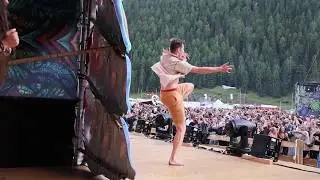 Dancing with Neelix on stage (Burning Mountain Festival 2025)