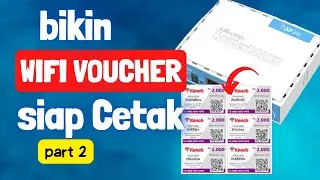 HOW TO MAKE VOUCHERS IN MIKROTIK AND MIKHMON READY TO PRINT