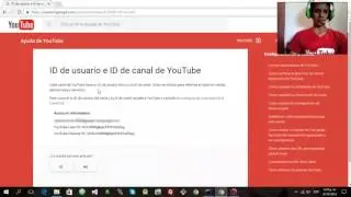CUAL ES MI ID DE USUARIO Y CANAL DE YOUTUBE