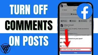 How to Turn OFF Comments on Facebook Posts (Latest Method 2024)