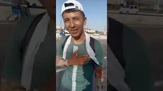 Andijondan Qoraqalpog‘istonga piyoda ketayotgan yigit