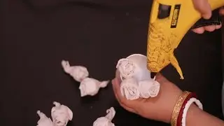 How to make paper flower using tissue paper #tissuepapercraft