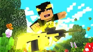 NEW LEGENDARY AUG WEAPON IN FREE FIRE ON MINECRAFT ‹‹ JHONy3 ››