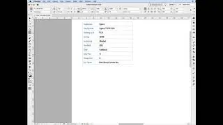 Borders and alignment in InDesign tables