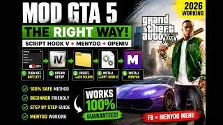 How To Mod GTA 5 Legacy in 2026 🔥 Script Hook V + Menyoo + OpenIV + Mods Folder (WORKING)