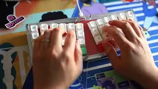 BabyV keyboard plateless mod with u4t sound test