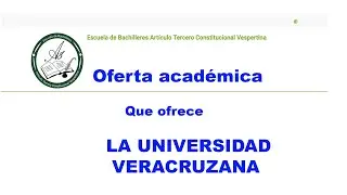 Escuela de Bachilleres Artículo Tercero Constitucional  Vespertina (Oferta académica de la  U.V. )