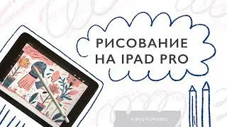 Рисование картинки на Ipad Pro: запись моего процесса создания иллюстрации
