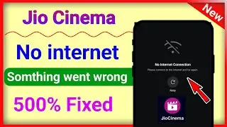 JioCinema no internet connection problem | jiocinema somthing went wrong please try again problem
