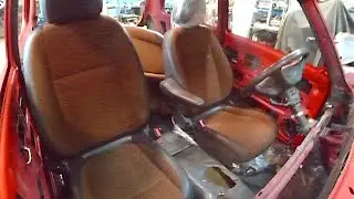 Installing seats from a foreign car on a Niva