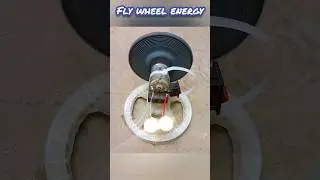 Two HiFi bulbs will be lit with the help of flywheel energy | short video #shoot