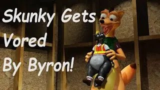 Byron eats Skunky!