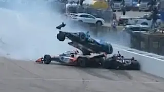 2024 Ed Carpenter airborne crash @ Iowa