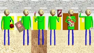 Mods 6 With Baldi Loves Basketball, History, Ice Cream, Beans, KFC, Money | Baldi's Basics [Mod]