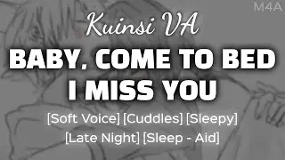 Sleepy Boyfriend Cuddles You To Sleep [Soft Voice] [Boyfriend ASMR] [Audio Roleplay]
