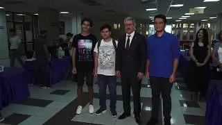 Ege Üniversitesi Rektörü Prof  Dr  Necdet Budak öğrenci kaydı yaptı
