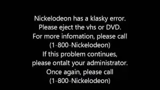 Klasky Csupo Robot Logo Nickelodeon Error