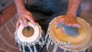 a First Tabla Lesson... TEREKETE and TEREKETE TAKATAKA