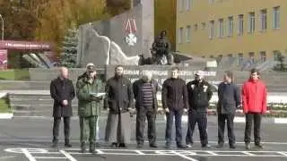 Cпортивно-патриотическая школа "Спецназ 21 век" в гостях у Софринской бригады 04.10.14г