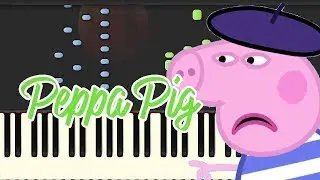 🎹 Peppa Pig (Piano Tutorial Synthesia)❤️♫