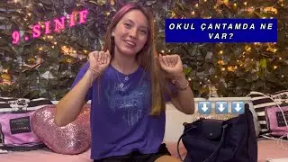 OKUL ÇANTAMDA NE VAR?🎒| 9. Sınıf okul çantamı birlikte hazırlayalım| BADE SU SEFA
