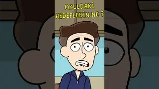 Bu YIL hedefin ne ?#hikayemburada #okulunilkgünü  # komik # animasyon # keşfet