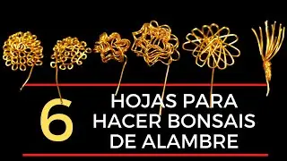 🍃HOW TO MAKE WIRE LEAVES FOR BONSAIS WIRE TREES|| TUTORIAL